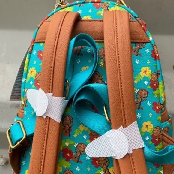 LOUNGEFLY DISNEY PARKS  MOANNA TIKI   BACKPACK  NWT - Picture 5 of 6